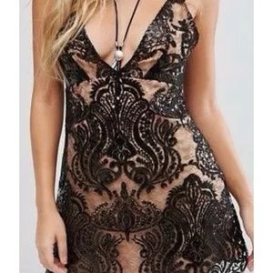 Free People Night Shimmer Dress